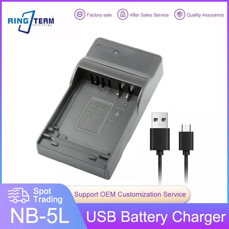 NB-5L NB 5L NB5L USB Charger For Canon S110 SX200 SX210 SX220 SX230 IS HS IXUS 850 870 800 860 990 Camera Battery
