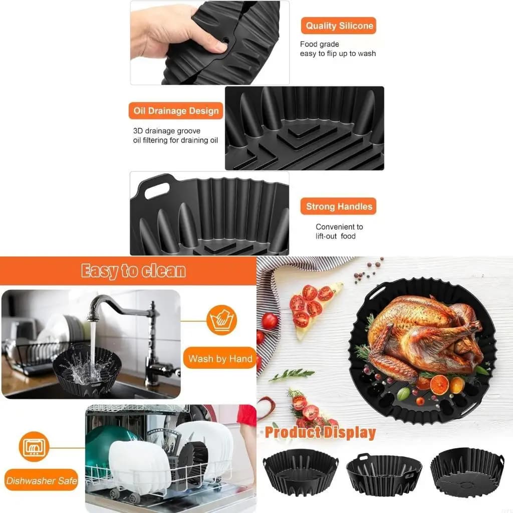Tappetini da cucina j6pe cesto frigori frigori frigioni in silicone multifunzionale