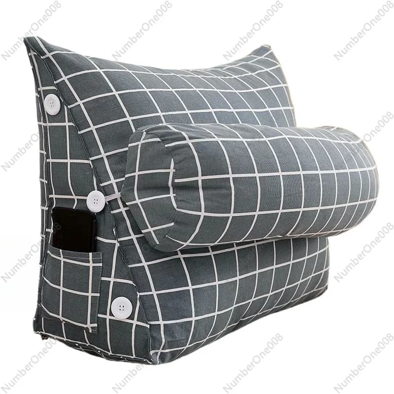 Cuscino per schienale triangolare Cuscino di supporto lombare Cuscino per divano del soggiorno del dormitorio ​