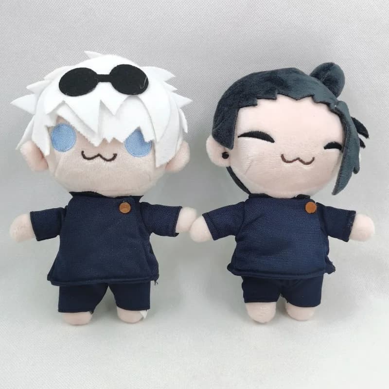 Peluche di Gojo Saturo e Geto Suguru da 25 cm, Collezione Jujutsu Kaisen, Accessori Cosplay Morbidi e Carini