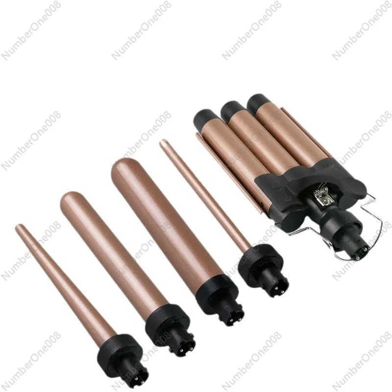 Ferro arricciacapelli 5 in 1 EUR/UK/AMERICA Egg Roll Stick 9/18/25/31 mm Ferro arricciacapelli