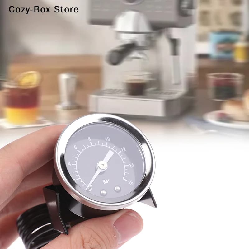 [ZY]High 16 Bar Pressure Gauge Suitable For Espresso Coffee Machines Y40 Steam Generator Pressure Gauge[ZY]