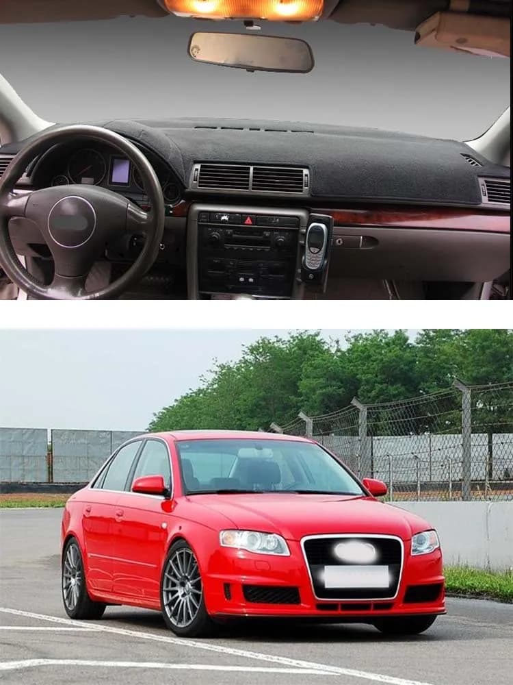 Covers Dashboard for Audi A4 S4 A5 S5 A4L 8KH F53 F57 B6 B7 8EC, Solar Protection for Panel Tools, Ornaments