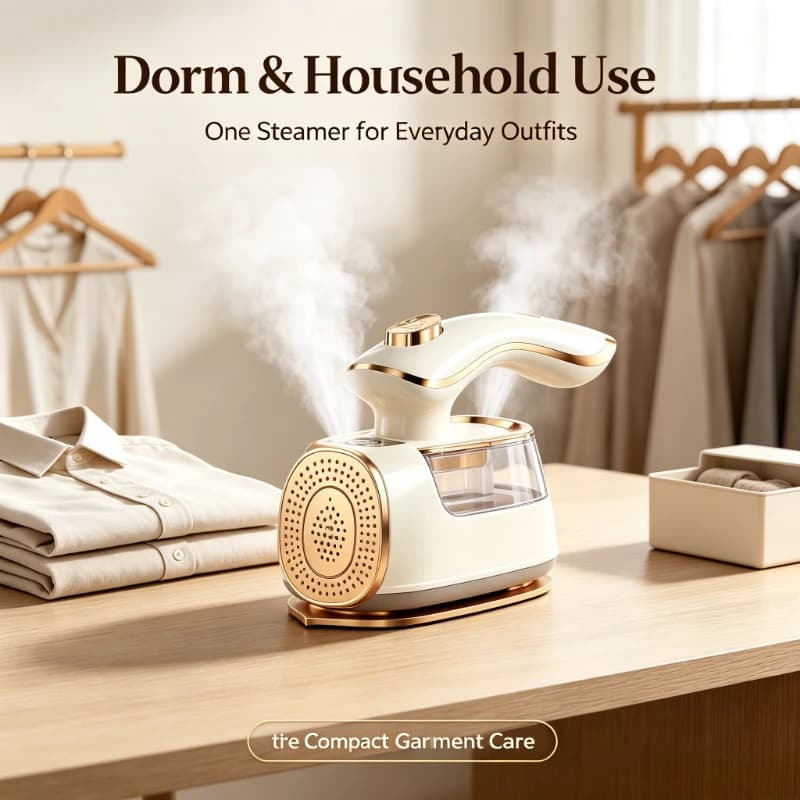 Portable Handheld Steam Clothes Iron Customizable Anti-Scald Mini Garment Steamer for Dorm Household Daily Use