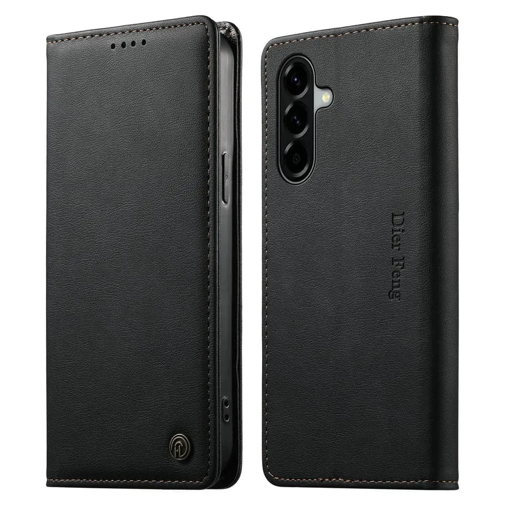 Custodia a libro magnetica in pelle RFID per Samsung A56, A36, A26, A16, A06 5G - Portafoglio per Samsung Galaxy A06, A16, A26, A36, A56