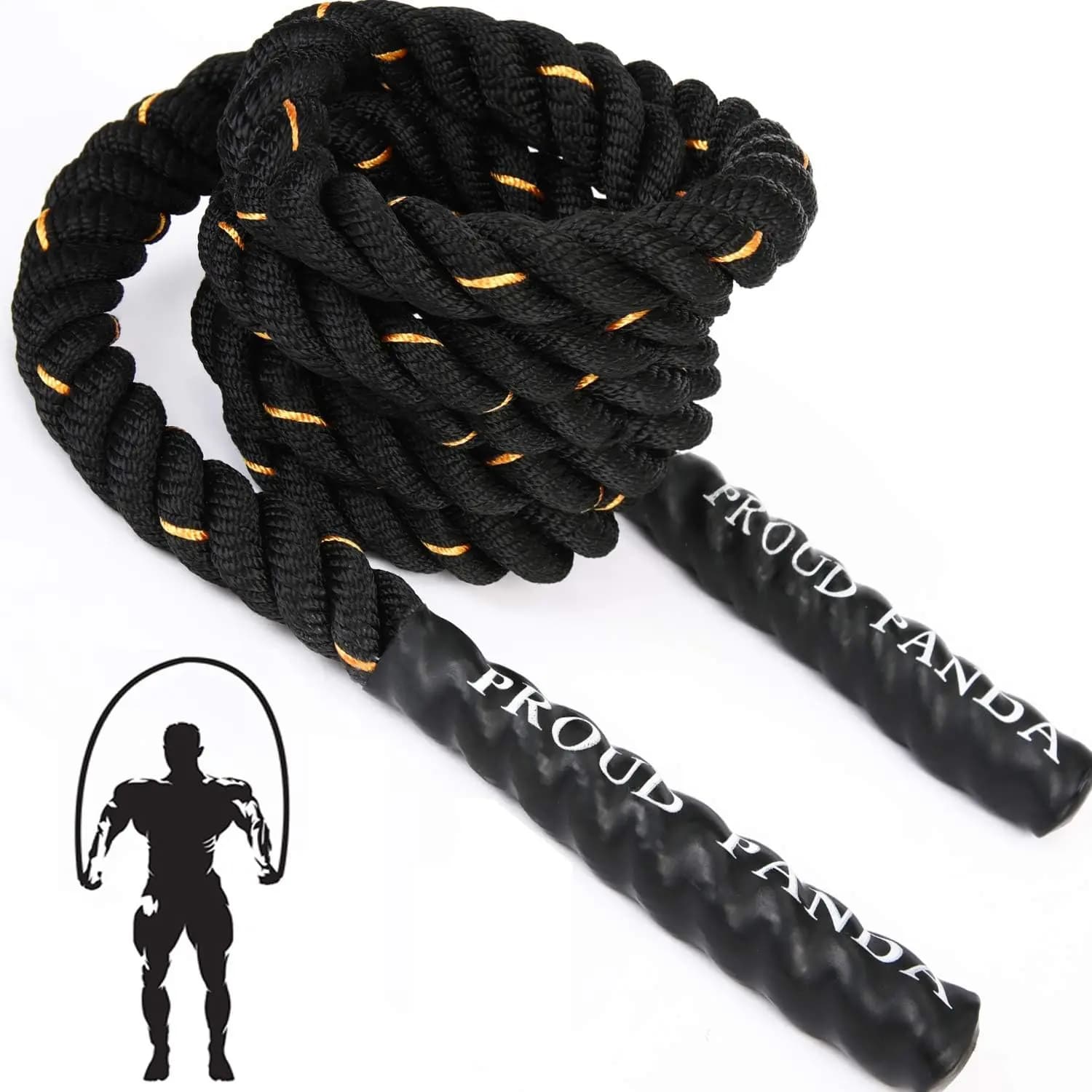 Corda per Saltare Pesante da 2LB/3LB/5LB per Fitness, Corda per Saltare con Pesi per Allenamento Total Body, Allenamento della Forza