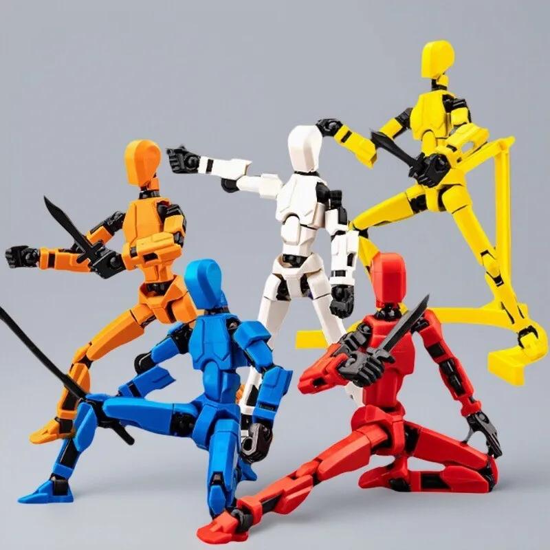 Action Doll Titan Multi Joint Mobile Transformation Robot Palmare T13 Action Doll Character and Toy Dog Shape Gift for Children