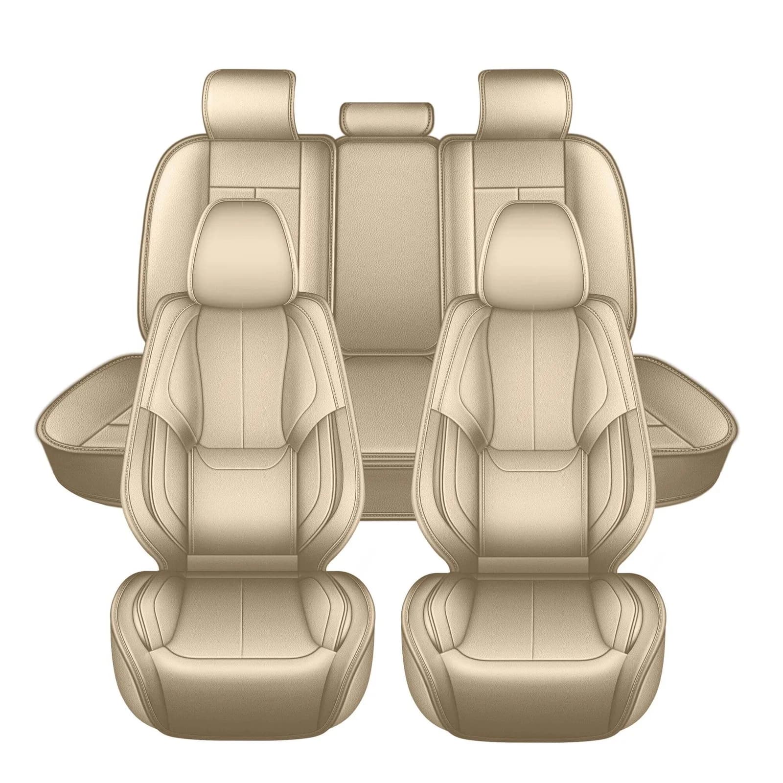 Coprisedili per auto per Kia Optima 2002-2020, cuscino in pelle PU (5 posti)