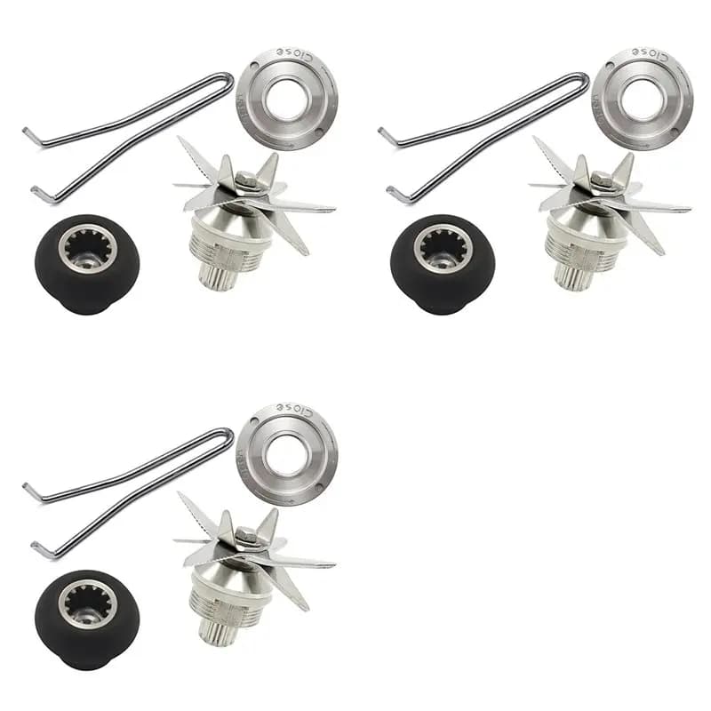 【ADORN】3 lame di ricambio per frullatore e spremiagrumi per TWK TM 767 800 TWK Jtc 767 800 Jar 010 Biolomix G5200 G20