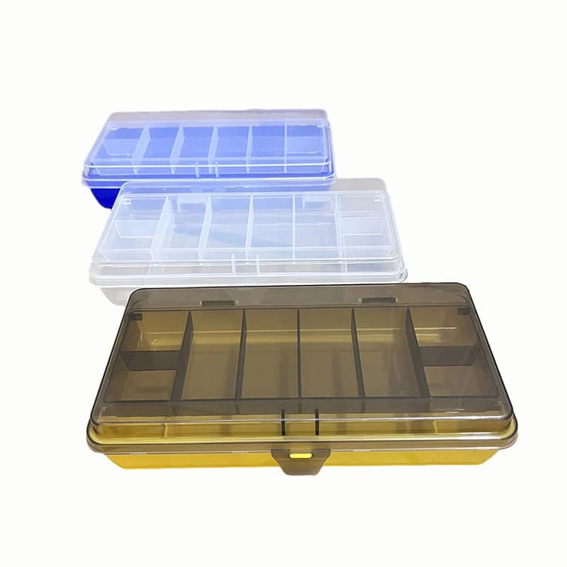 {MAX-66} PP Double Laya Fishing Tool Box, Organizer with Separate Parts for Artificial baits
