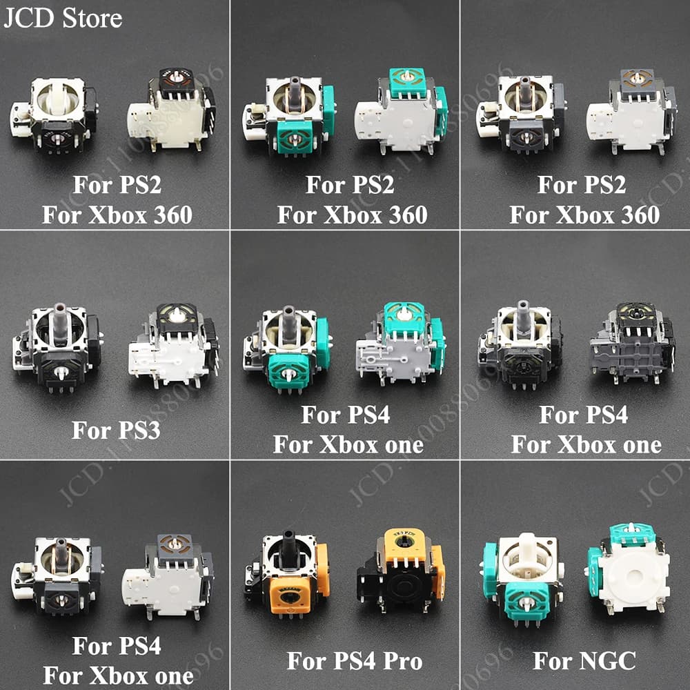 2pc 3D Manopole analogiche stick Joystick Stick Modulo Rocker per Xbox one Xbox 360 Controller per PS2 PS3 PS4 PRO NGC Switch Pro