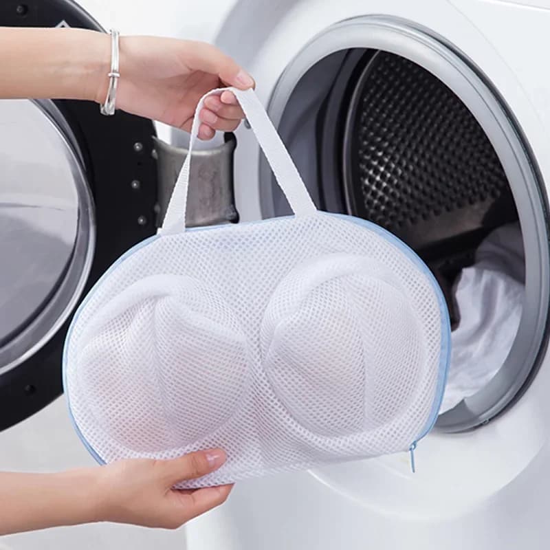 Bag for washing bras (1 piece), specific for household washing machines, seat for bras, anti-deformation bag for underwear