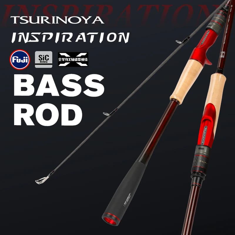TSURINOYA Light Rod INSPIRATION 2.21m 2.28m 2.36m Spinning Casting L ML M Bass Fishing Carbon Rod FUJI SIC Guide