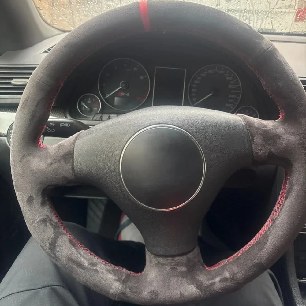 Suede leather cover for Audi A2, A3 8Z, 8L Sportback, A4 B6 Avant, A6 C5, A8 D2, TT 8N, S3, RS4, RS6
