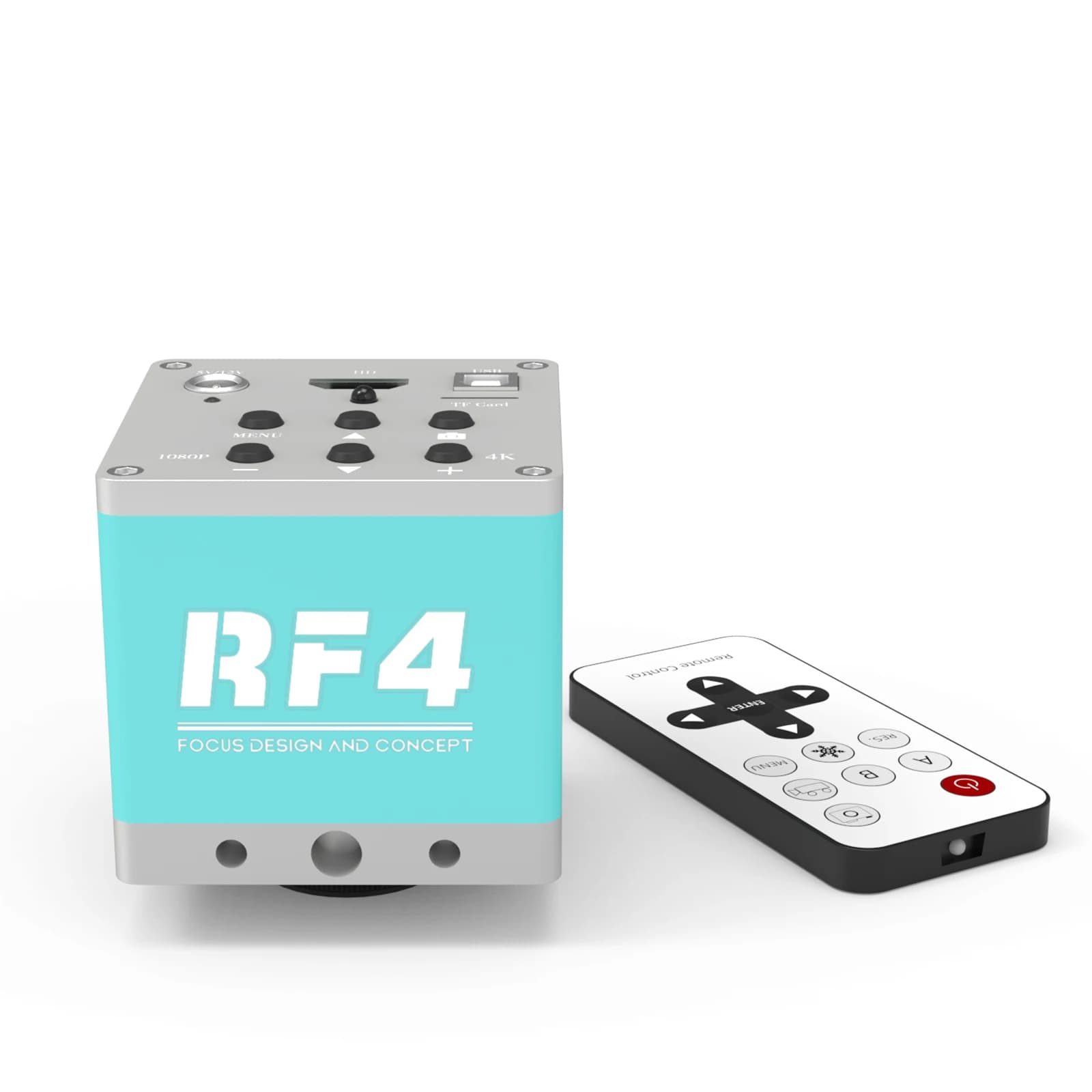 RF4 USB telecomando 1080P 60FPS 4K HD fotocamera per video microscopio trinoculare telefono PCB riparazione strumento elettronico industriale