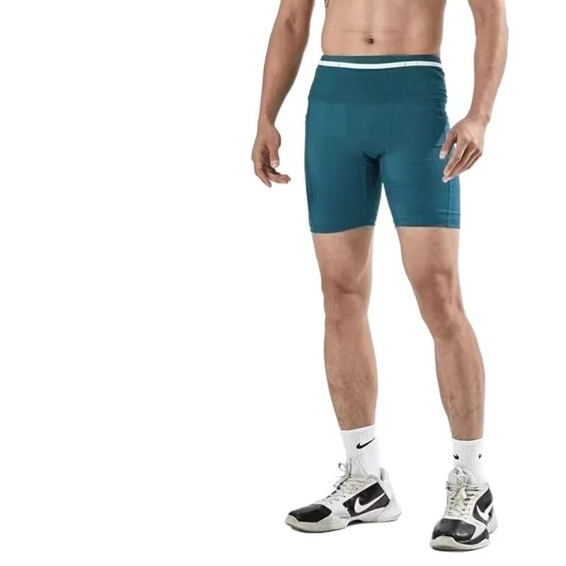 Marathon Quarter Running Shorts Sports Quick Dry Waist Bag Cycling Compression Pants Fitness Multifunctional Waist Bag
