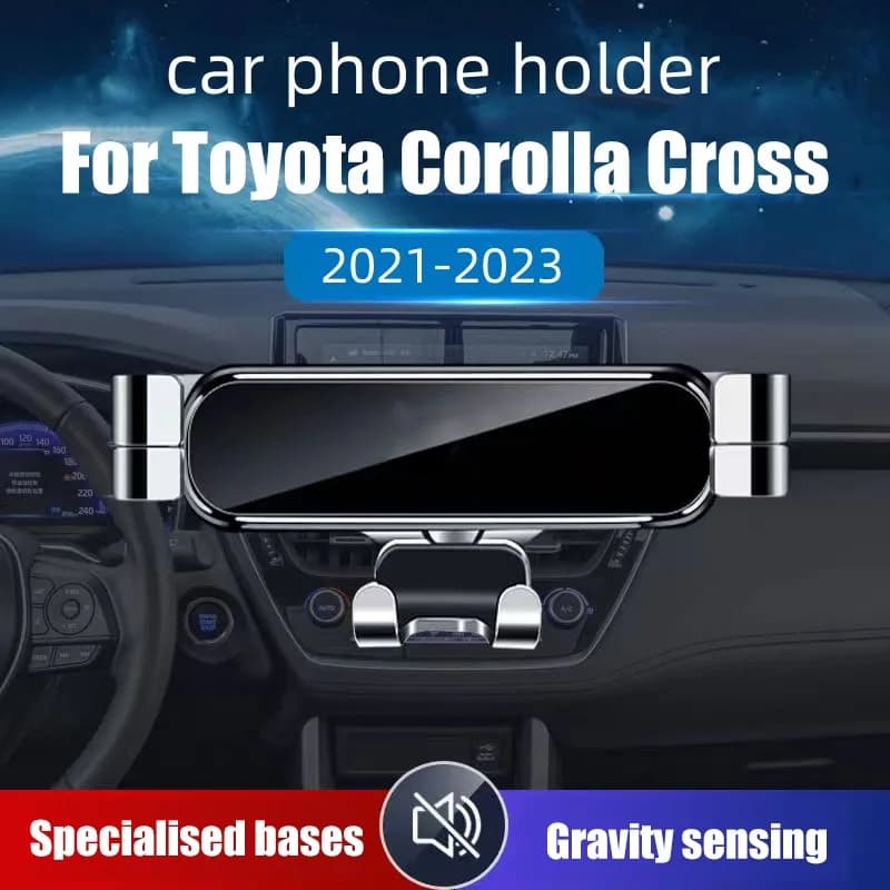 Supporto per telefono da auto per Toyota Corolla Cross 2021 2022 2023 staffa per lo Styling dell'auto supporto GPS supporto girevole accessori mobili