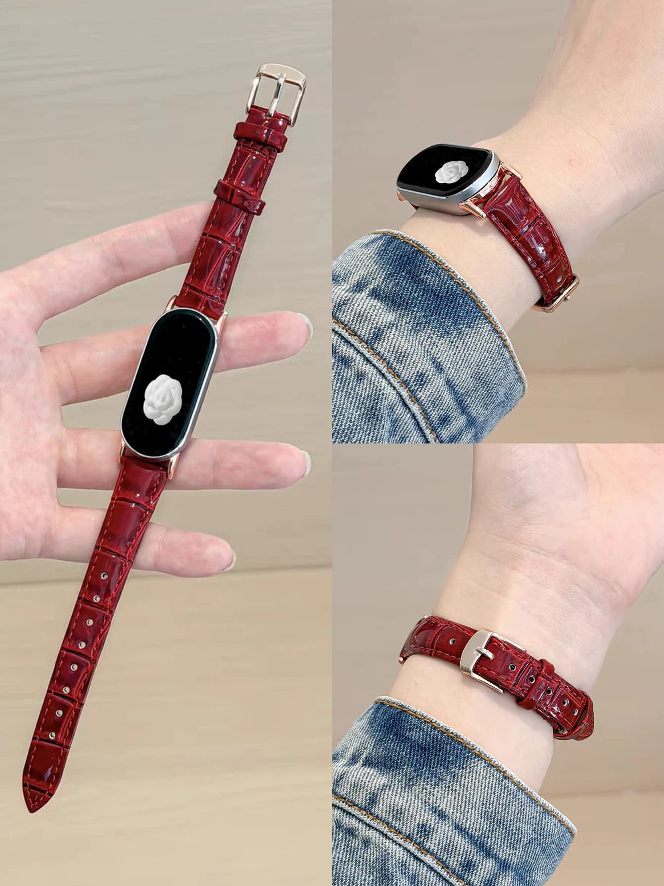 Smooth Leather Loop For Xiaomi Band 10 9 8 Watch Band New Design NFC Accessories