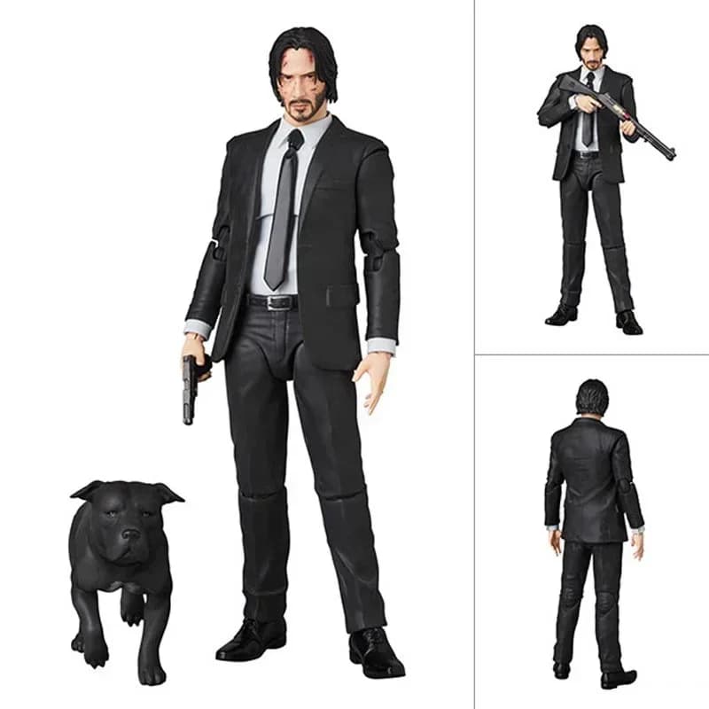 Nuova Action Figure Articolata Mafex 085 JOHN WICK - Disponibile con Spedizione Rapida, Giocattolo da Collezione e Decorazione per la Casa, Regalo di Compleanno