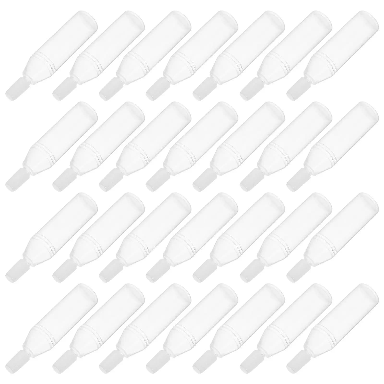100 flaconi piccoli per oli essenziali da 10 ml, contenitori trasparenti con contagocce, tappo bianco, compatto e a prova di perdite, per aromaterapia