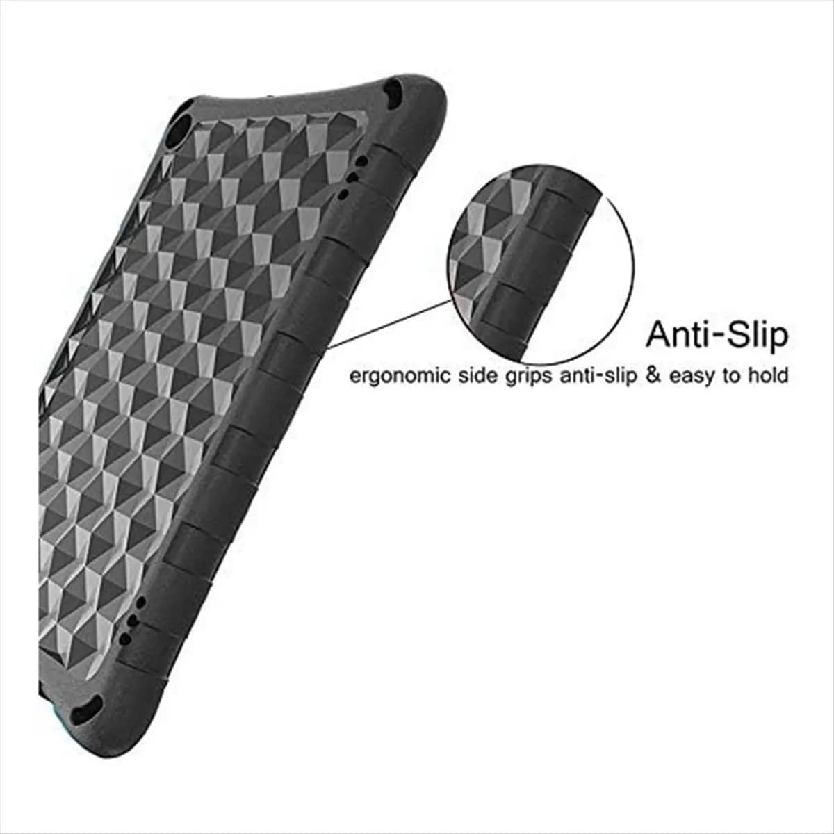 【ABODE】Per custodia per tablet Fire HD 10 per adulti e bambini, tablet con cover posteriore antiurto leggero, materiale EVA