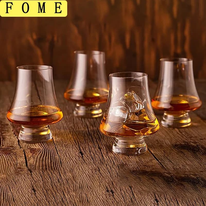 2/4 pezzi di bicchieri da degustazione set di bicchieri da 250 ml in cristallo senza piombo, bicchieri da whisky, odori, bicchieri da vino, bicchieri da cocktail, bar, ristorante
