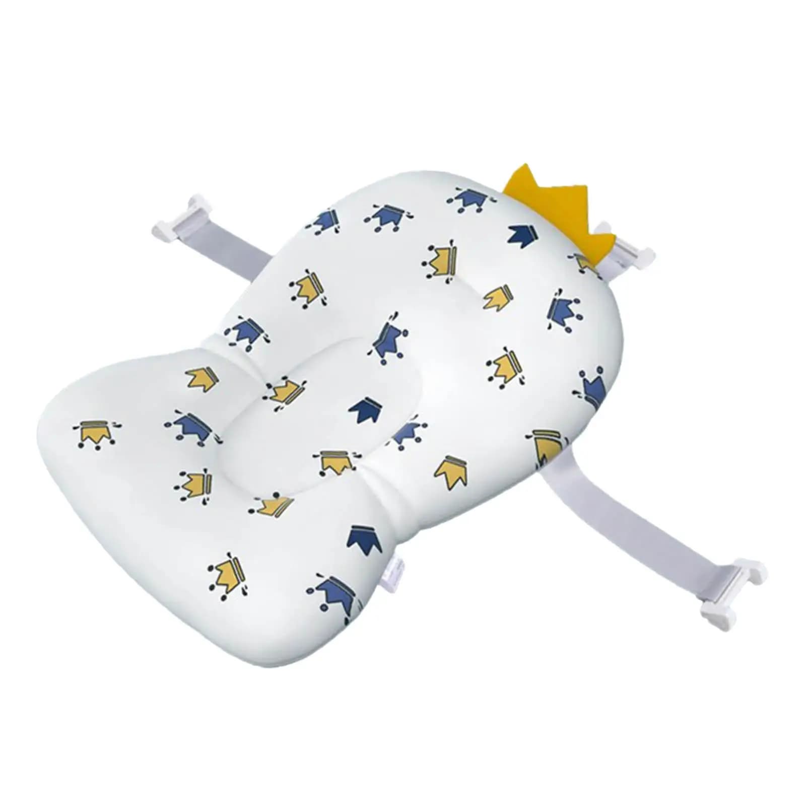 Baby Bath Pad Quick Drying Soft Infant Bath Tub Pad Infant Bath Supporter Net Kids Floating Bathing Tub Seat