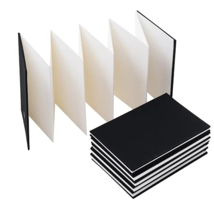 Hoidaai Watercolour Hardback Concertina - Accordion-fold Design - Travel Protable Journal Watercolor Book - Sketchbook - 300 GS