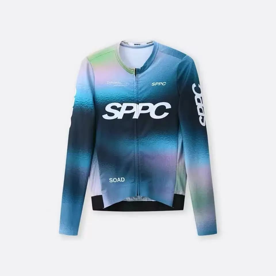 SPEXCEL 26 Maglie da ciclismo a maniche lunghe leggere primavera estate Aero Fit Tessuto ad asciugatura rapida e traspirante