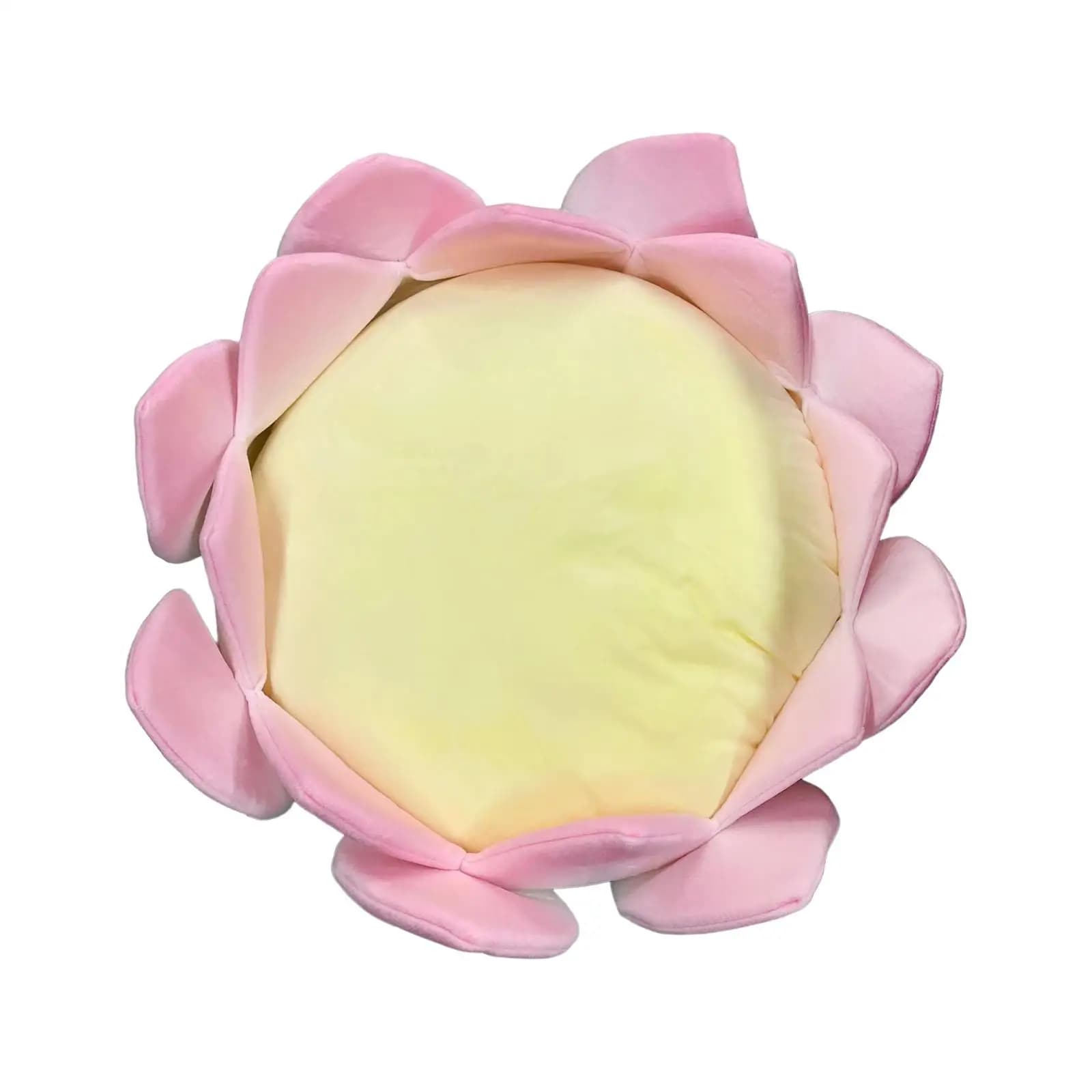 Meditation Cushion Soft Floor Pillow Lotus Flower Shape Cushion Floor Seating Cushion for Bedroom Sofa Dining Chair Party Tatami
