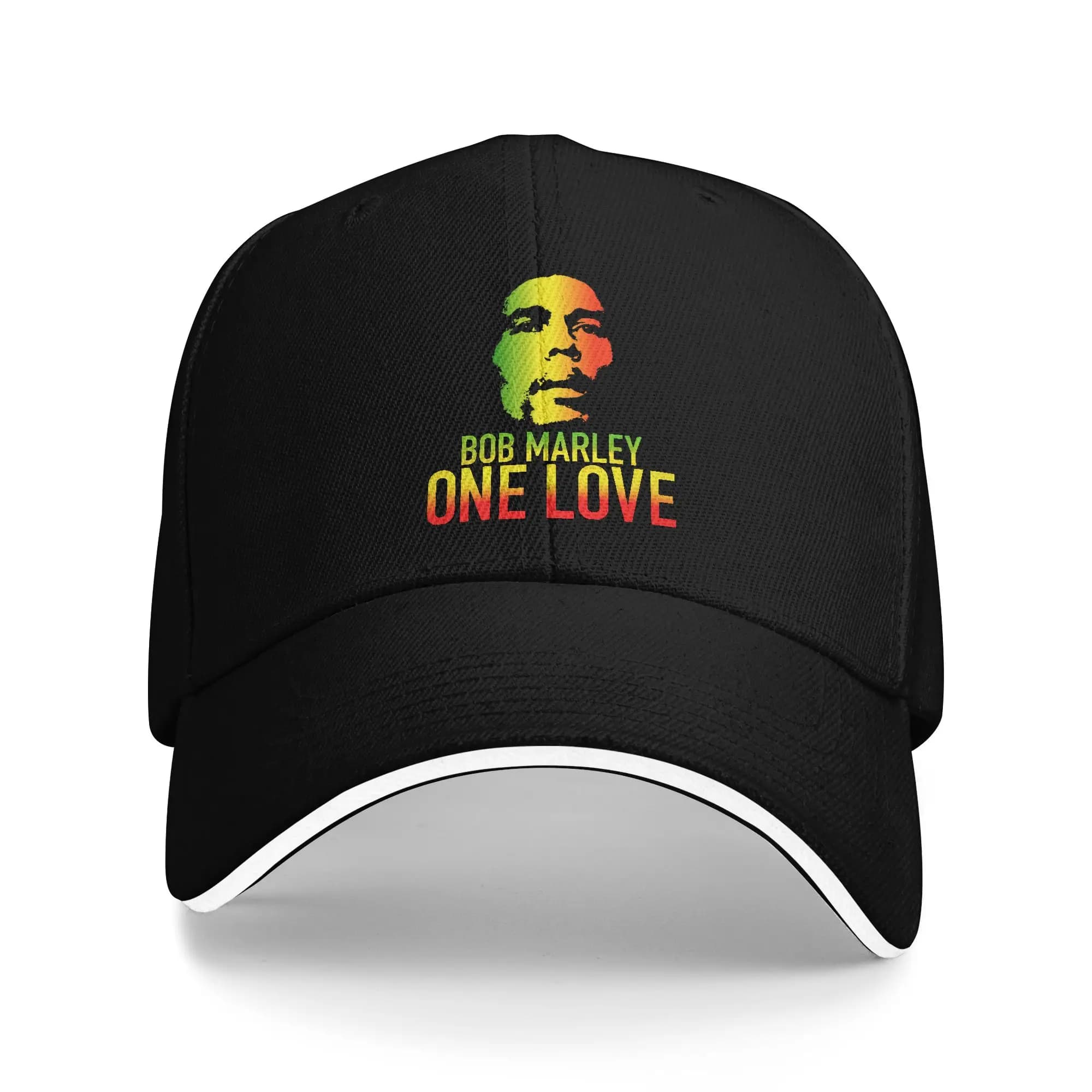 Custom Jamaica Singer Reggae Rock Bob Marley Baseball Cap Women Men Adjustable Dad Hat Sports Snapback Hats