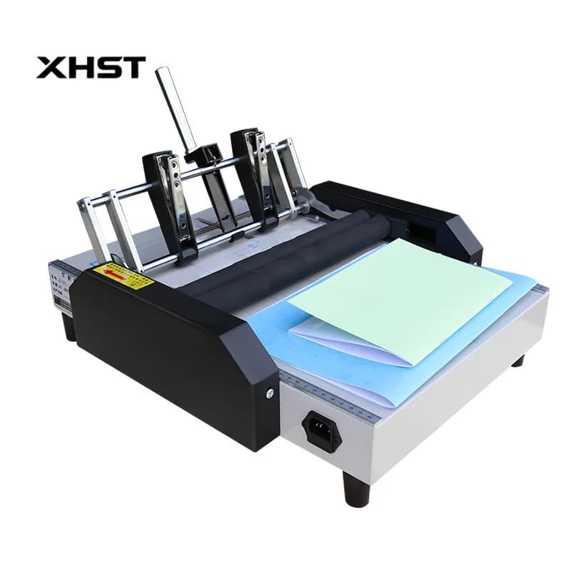Cucitrice Elettrica A3 Dream 8200A per Piegatura e Graffettatura, Graffettatrice per Ufficio con Chiodi Piatti