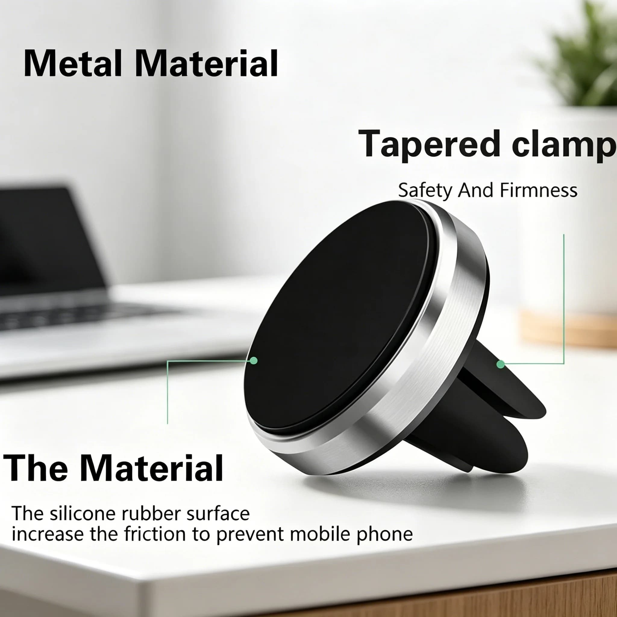 Strong Magnetic Air Vent Car Phone Mount Holder Universal Magnetic Smartphone Stand For iPhone Samsung Mobile Phones Driving Use