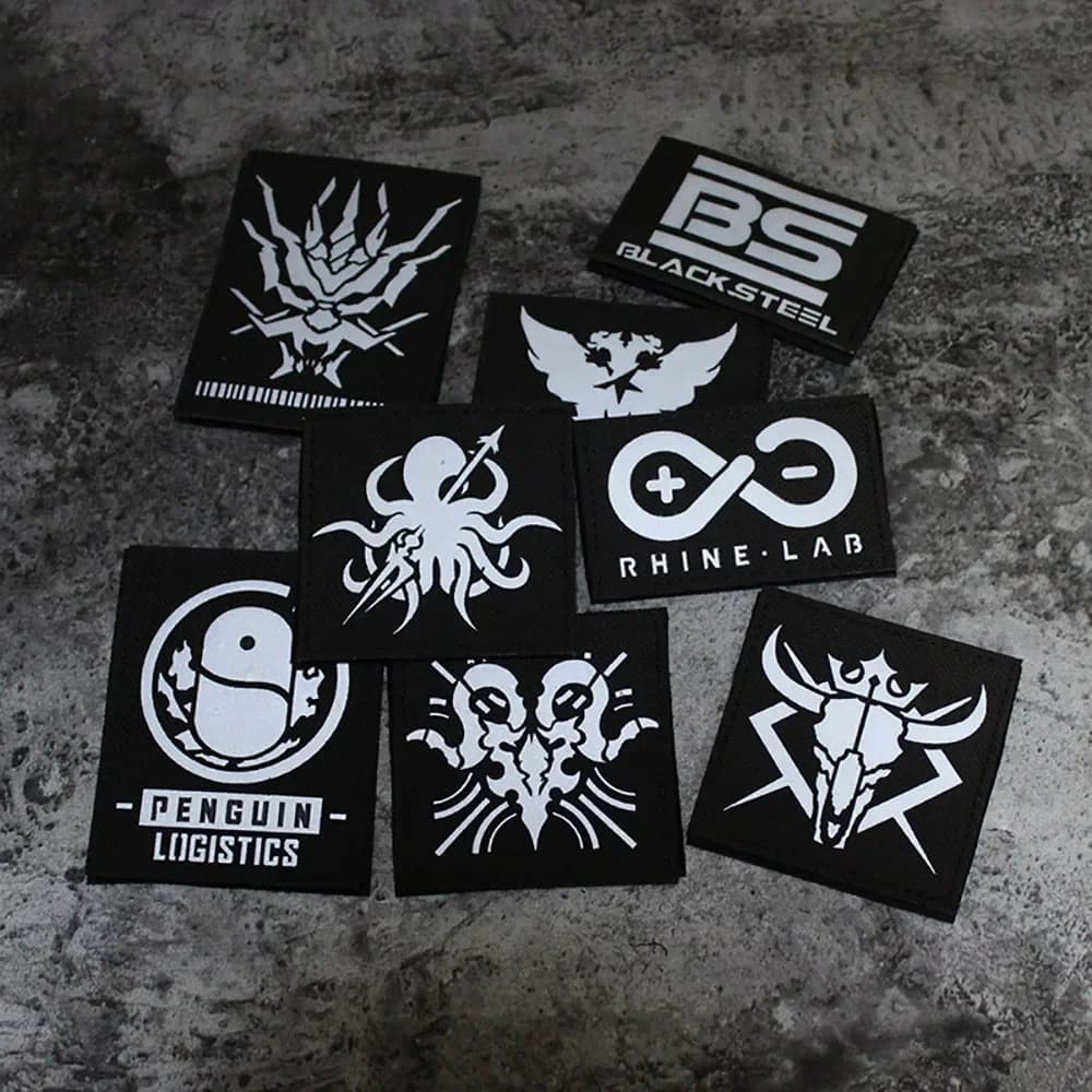 Arknights IR toppa riflettente Knight and Hunter Armband Tactical Morale Badge Hook & loop Patch sui vestiti zaino Applique