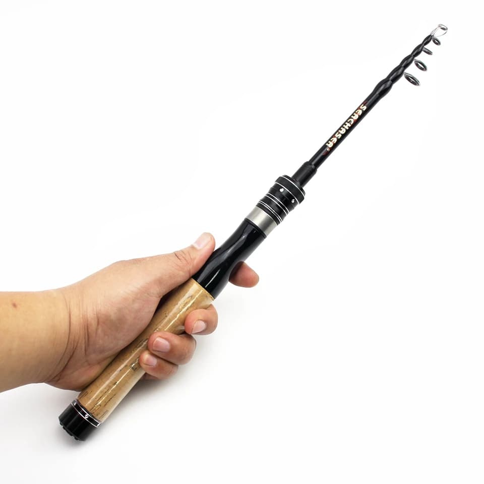 Promozione! 168cm 185cm ul power canna da pesca telescopica canna da Spinning esca peso 1-5g bambini principianti cattura piccola canna da pesce