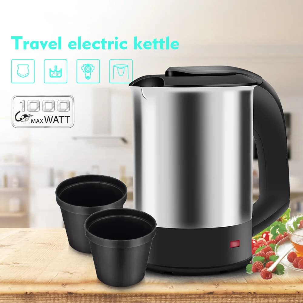 0.5 Liter Small Stainless Steel Electric Kettle/boiler Automatic Shutdown 1000 W