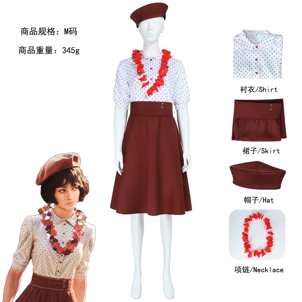 New Arrival Game Clair Obscur Expedition 33 Cosplay Costume Women Sophie Role Play Halloween Party Dress Up Skirt Outfit Set cos