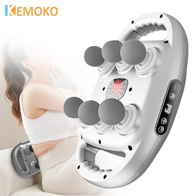 6 Head Band Gun High Frequency Vibration Massage Gun Back Waist Collo Spalla Massage Deep Percussion Massage Muscle Relaxation Profession