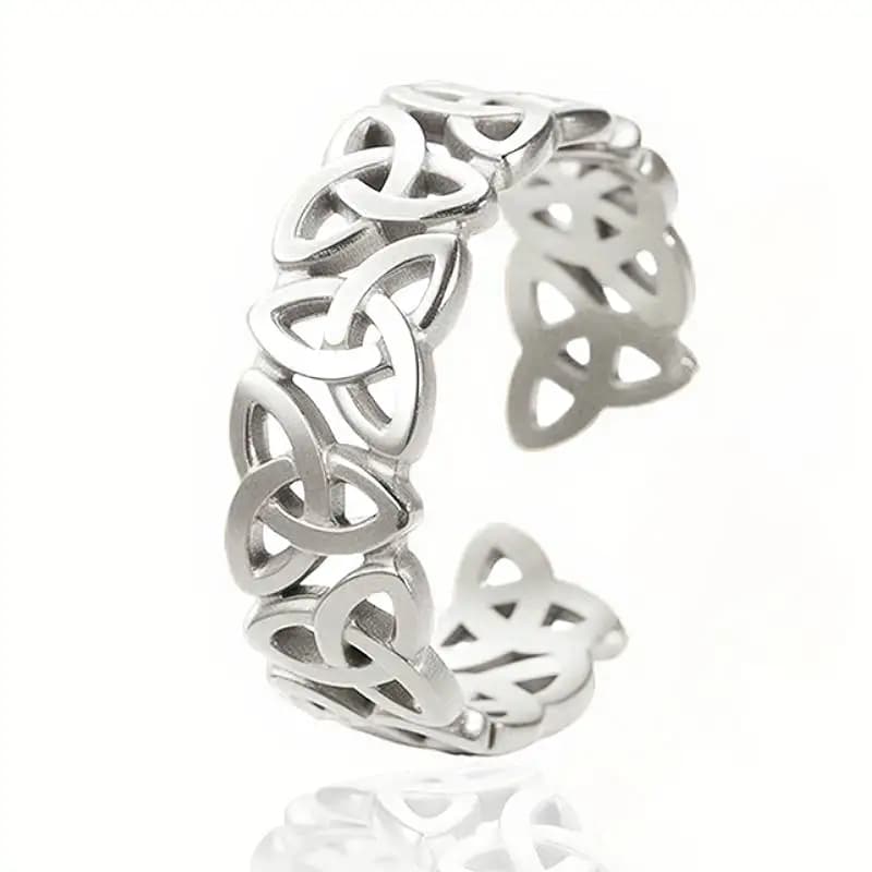 Anello Apribile Huitan per Donna, Design a Nodo, Accessorio Elegante per Feste e Matrimoni, Gioiello Versatile in Metallo