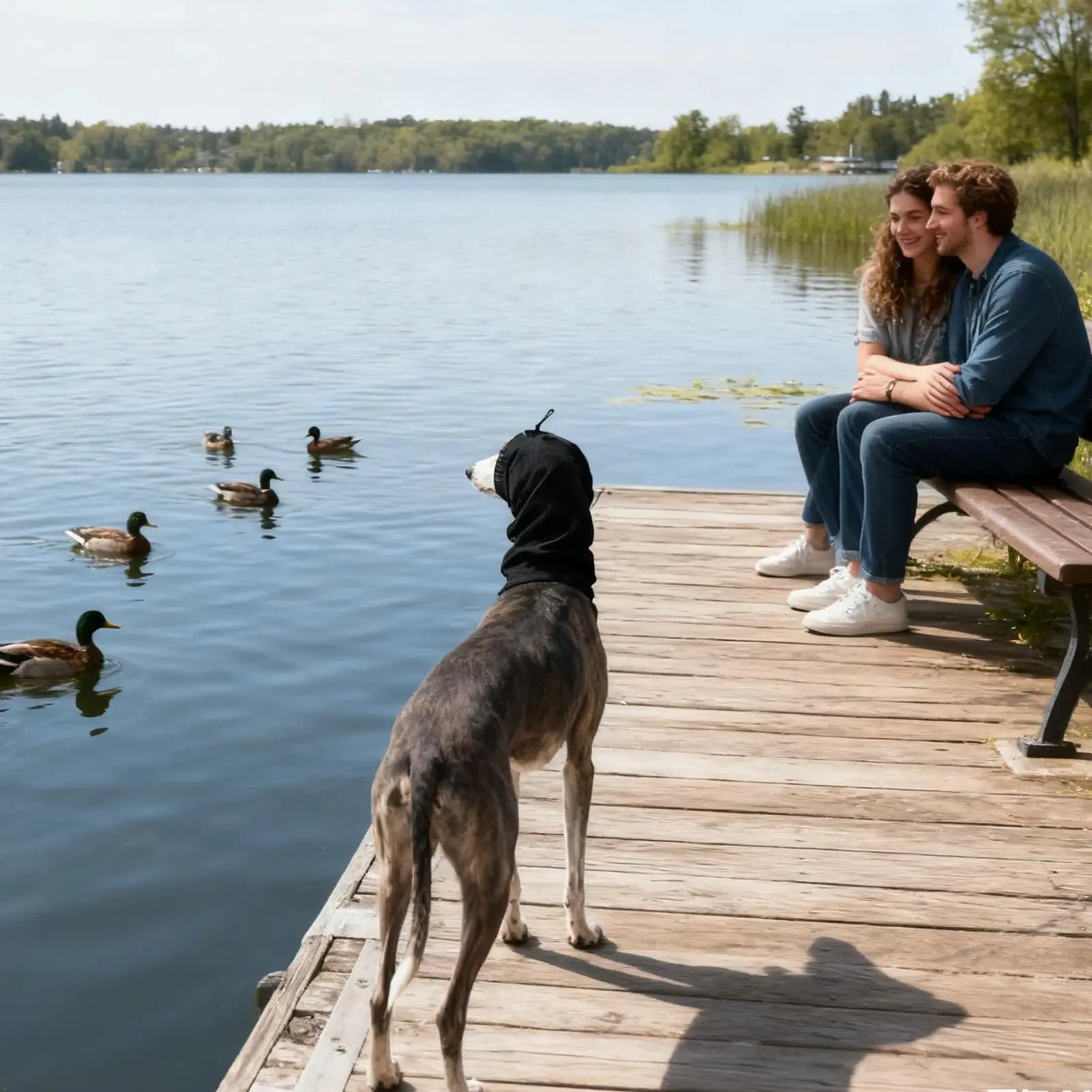 Protezione per le orecchie del cane per il rumore Morbido caldo elastico con cancellazione del rumore Ordito per la testa Avvolgere l'orecchio Copricapo per il collo per la toelettatura di animali di grandi dimensioni