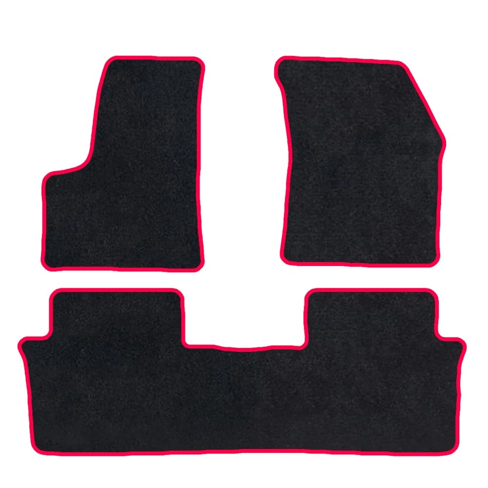 Car mats with buttons for peugeot 3008 4008 T84 2016-2024 Front seat slides without step Car mats