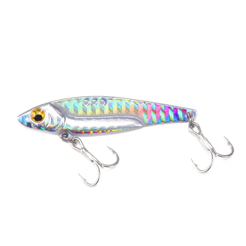 1Pc Metal Vib Weights Recall 7g/14g/18g Long Shooting Slot With BKK Reinforcement Hook Jig Artificial Bass Sea Fishing bait Deep