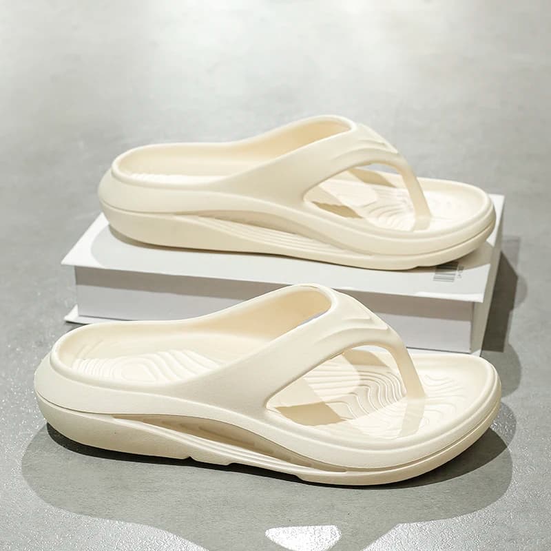 Men Women Flip-flops Comfortable Soft Platform Slippers Lightweight Men's Flip-flops Outdoor Beach Shoes For Men Casual Slippers