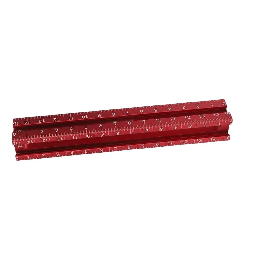 Aluminum Alloy Ceiling Leveling Ruler Magnetic End Design Accurate Magnetic Tool Red 4 Side Scaled Floor Tile Laying Ruler