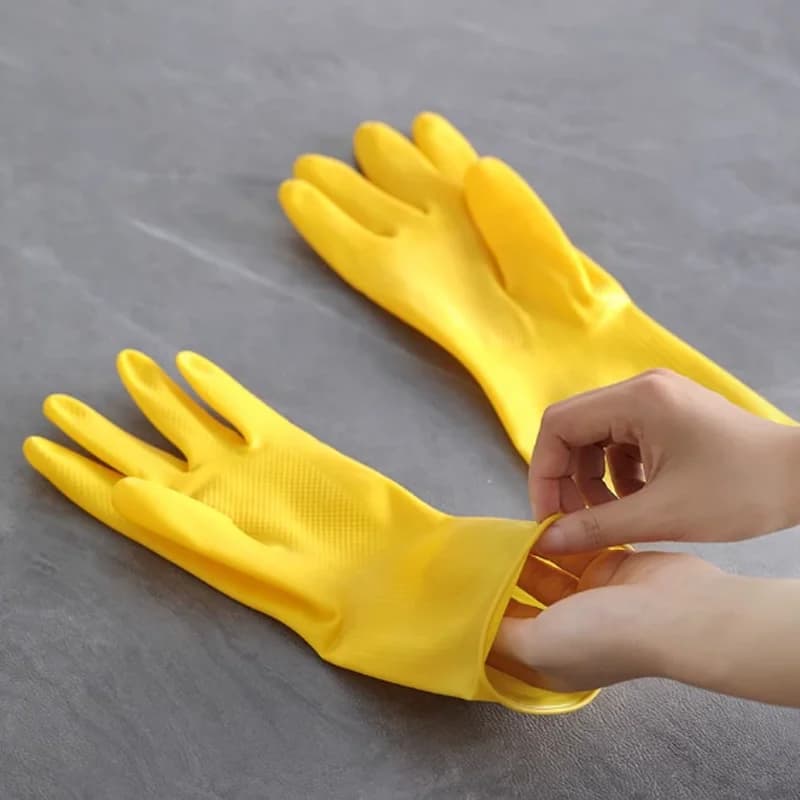 Guanti in Gomma Impermeabili per Lavare i Piatti, 1-10 Pezzi, Protezione per le Mani, Resistenti all'Usura, per Lavori Domestici