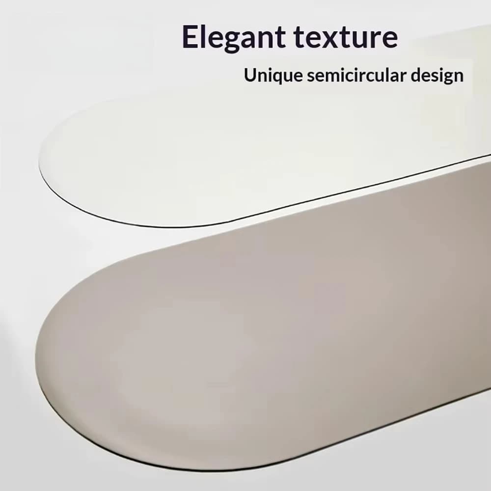 Semi-circular PU Natural Rubber Non-slip Grippy 183*68cm 4.5mm Thick Fitness Sports Suitable Yoga Mat