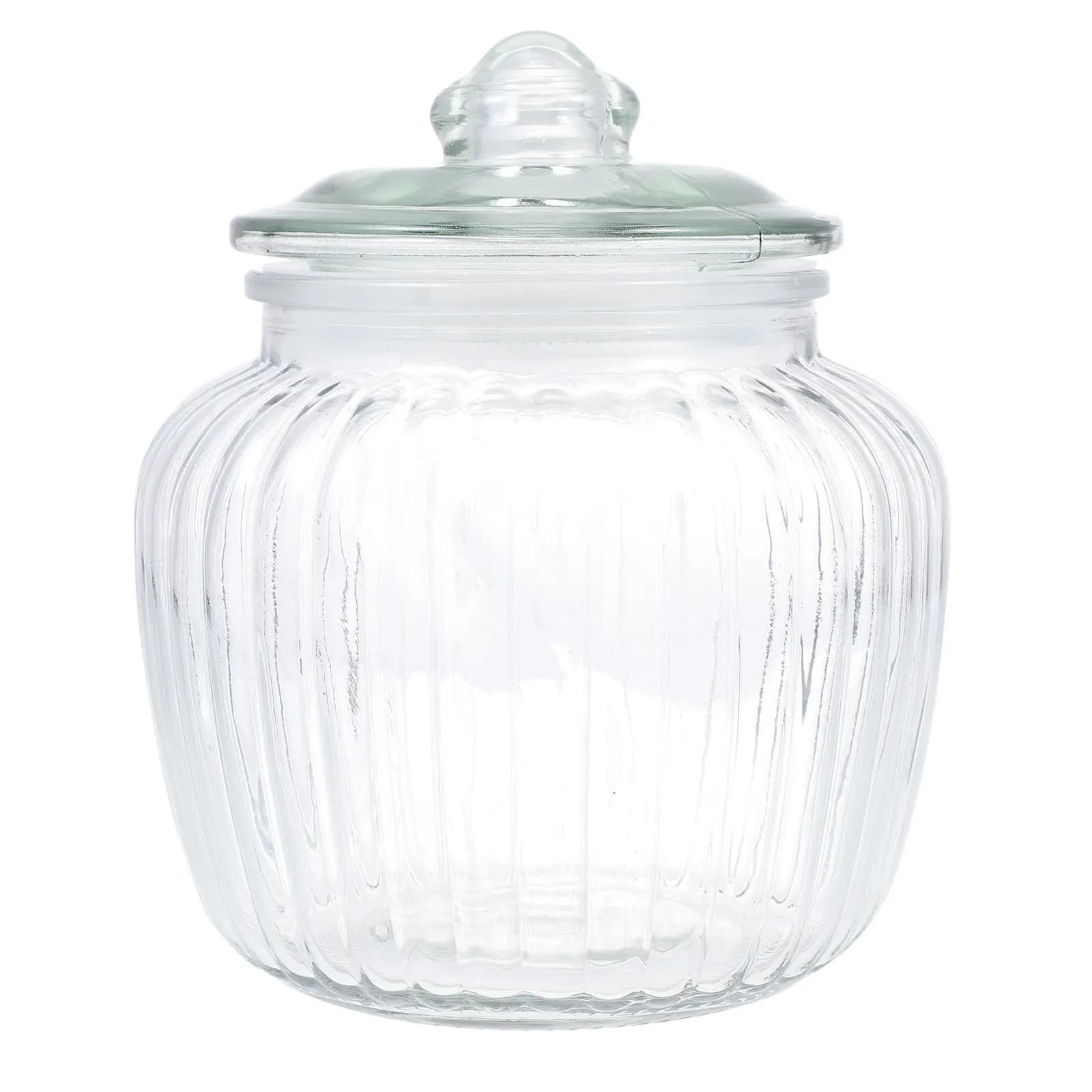 Elegante Barattolo in Vetro Sigillato per Sottaceti, Contenitore Ermetico per Alimenti, Marmellate, Cereali, Spezie, Uso in Bar e Cucina, Design Portatile e Leggero