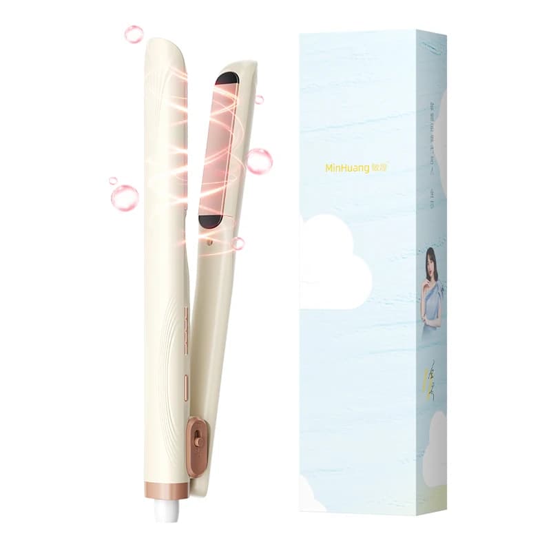 Mini Plate and Hair Harnesses with Negative Ions, Anti-coating Essential Coating, Portable Tool for Female Styling
