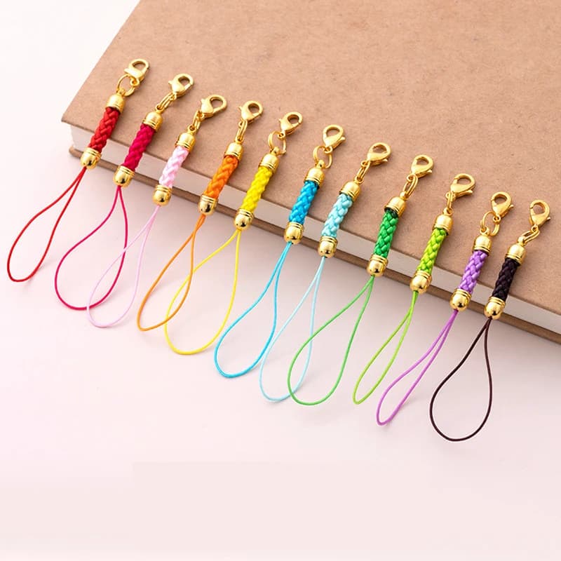 5/10 pcs Corda Keyring with Lariat Strap Cord Sauce Ring for FAI Keyring by TE Handmade Pendant Jewelry Creation Wholesale