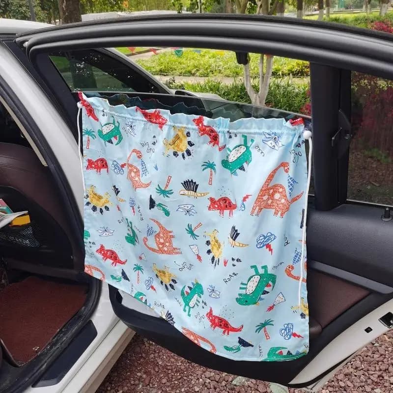 31BC Universal Car for Sun Shade Vehicle Side Window UV for Protection Curtain Sunshade Retractable Sunscreen Block Suction C